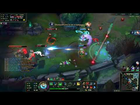 League of Legends Zac clean q flash to minion.