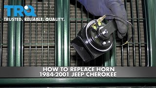 How To Replace Horn 1984-2001 Jeep Cherokee