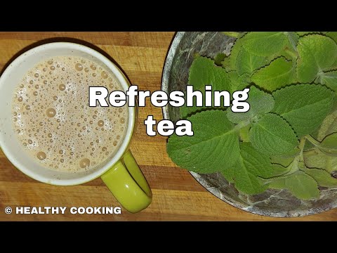 Fresh oregano tea |Karpooravalli tea |tea recipe |Healthy cooking
