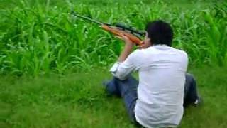 preview picture of video 'dove hunting with airgun BSA airsporter .22,,,,,'