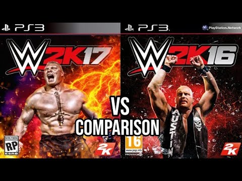 WWE 2K17 VS 2K16 PS3