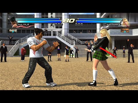 326_1 Lili y Asuka ( Uchiha x24 ) VS (Tanner_FOX_26) Jin y Slim Bob - Tekken Tag 2  GamePlay PS3