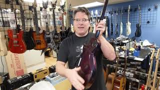 Video thumbnail for LTD EC-1000 Violet Andromeda by The Zombie Guitar Company
