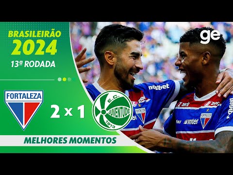 Gols e lances de Fortaleza x Juventude-RS