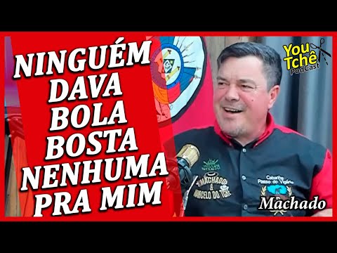 NINGUÉM DAVA BOLA BOSTA NENHUMA PRA MIM - MACHADO