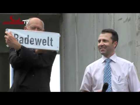 Sinsheim: „Hebauf" und Richtfest bei der Badewelt