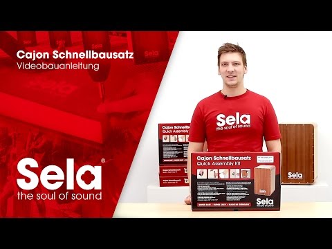 Bauanleitung: SE 037 Sela Cajon Schnellbausatz (Cajon Quick Assembly Kit)