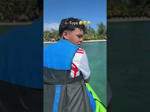 TIBURÓN Yacuni Se Asusta En La Playa De Roatán Islas De La Bahía Honduras #humor #comedia #dúo