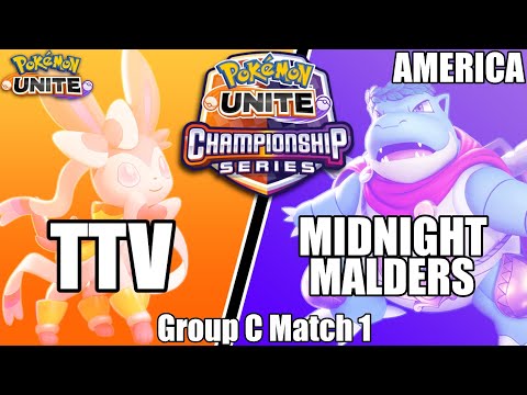 TTV vs Midnight Malders - PUCS NA Championship Group C Match 1 | Pokemon Unite