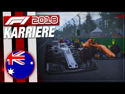 F1 2018 CAREER PART 1: THE START OF THE CAREER! - AUSTRALIA (XXL EPISODE) [German]