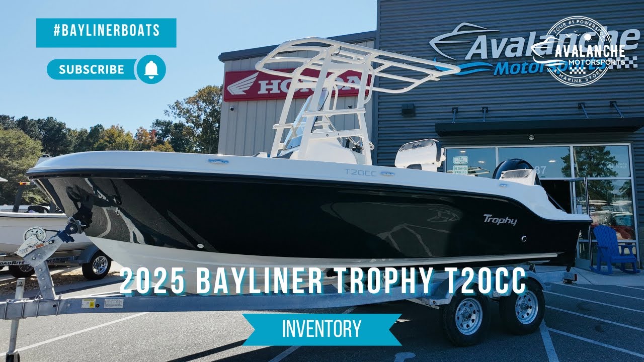 2025 Bayliner Trophy T20CC walkthrough &mdash; Avalanche Motorsports