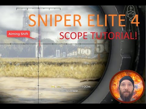 Hands down the Best Sniping Tutorial Wind/Distance  (demo in Sniper Elite 4) PG-rated
