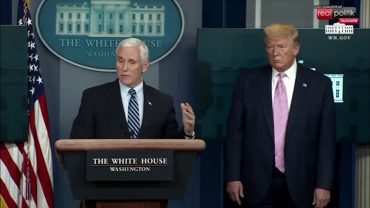 Estados Unidos: Conferencia de prensa de Donald Trump por coronavirus