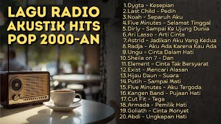Download lagu LAGU RADIO ERA 2000-AN BAND POP INDONESIA PALING HITS & TERBAIK | Playlist Cafe Akustik Nostalgia mp3
