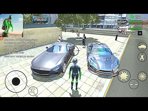 Rope Frog Ninja Hero - Strange Gangster Vegas #6 My Supercar Collection | Android GamePlay HD