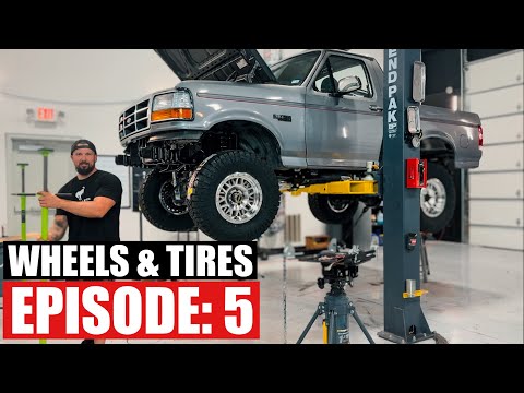 I installed new wheels and tires on my OBS Ford Bronco