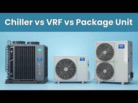 Chiller vs VRF vs Package Unit | What’s Best for Large Buildings? | HVAC Comparison