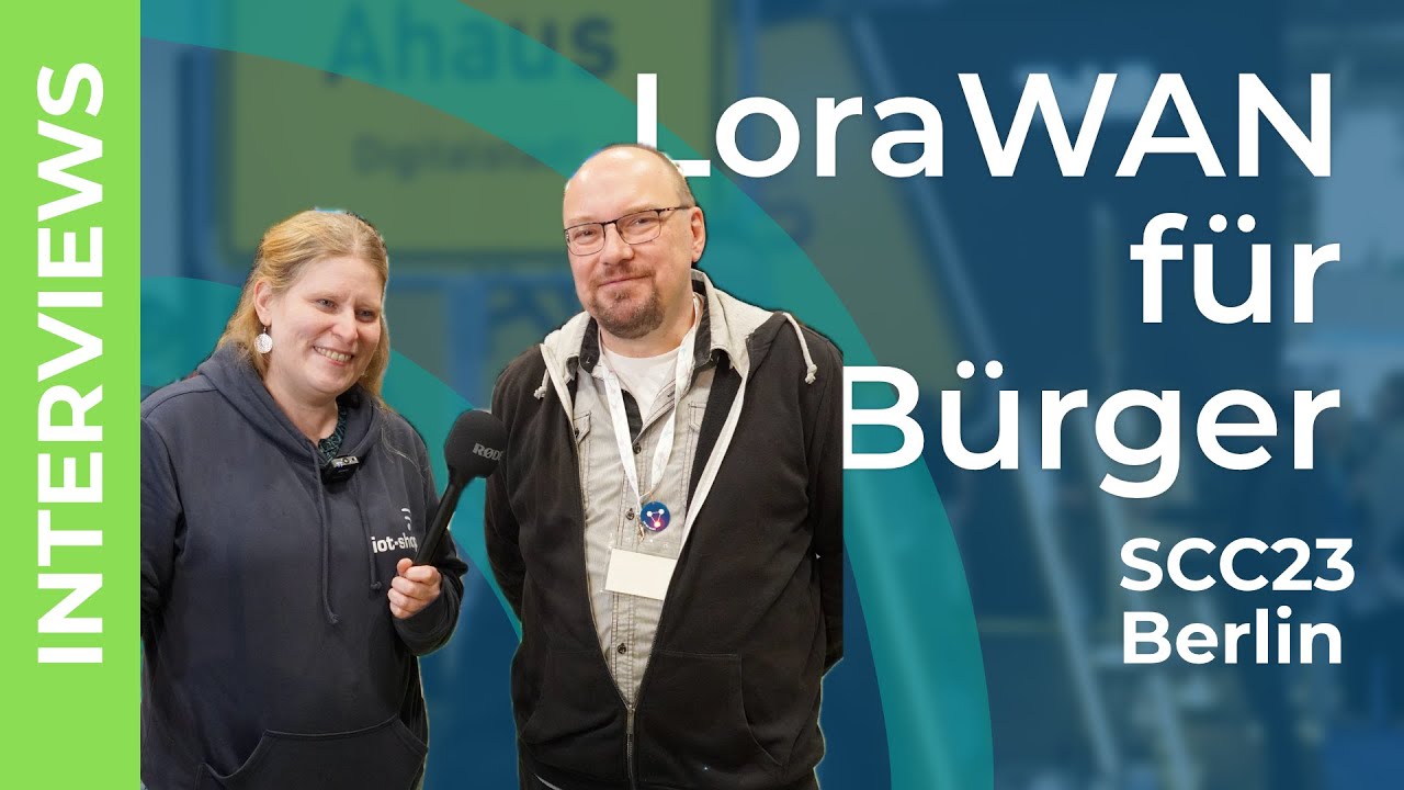 LoraWAN für alle | Stadt Potsdam auf der Smart Country Convention (SCC23)