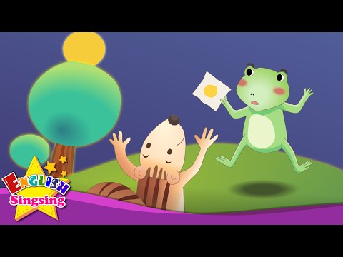 The Green Frog - Where is it? (In/On/Under) - English animated story for Kids