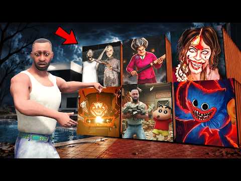 Franklin Opens Every Haunted Mystery Container In Indian Bike Driving 3D! 😱