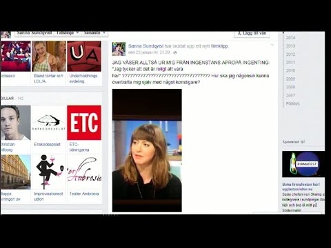 Sanna Sundqvist får blackout i Nyhetsmorgon