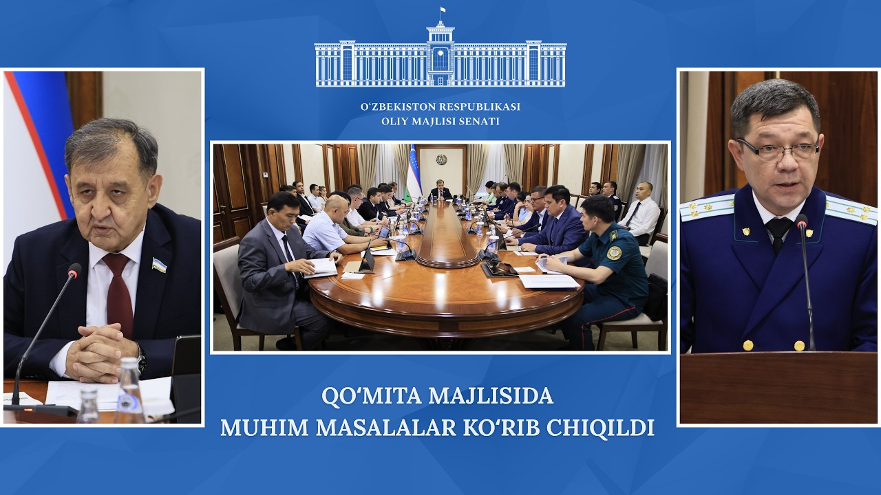 Qoʻmita majlisida muhim masalalar koʻrib chiqildi