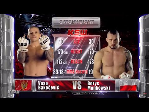 KSW Free Fight: Borys Mankowski vs. Vaso Bakocevic