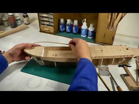 CASCO 010- Como colocar las amuradas 3. ENDURANCE - Modelismo Naval - Artesanía