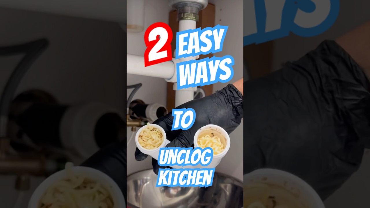 Two Easy Ways To Unclog A Kitchen Sink Drain - Ultra Plumbing & Drain Cleaning