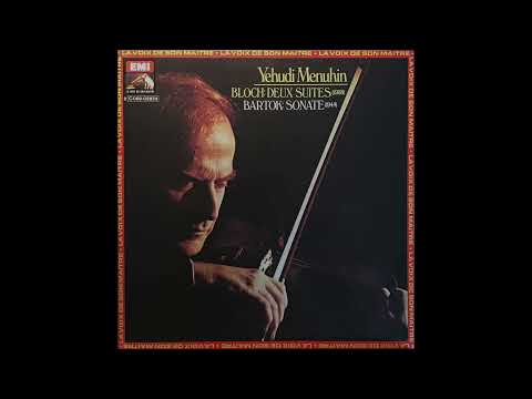 Yehudi Menuhin plays Bartok solo sonata