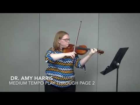Orchestra Tutor - TMEA Violin Rode 5, Medium Tempo (Dr. Amy Harris)