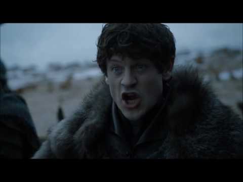 Game of Thrones Season 6 Episode 9 - Parley between Jon Snow and Ramsay Bolton