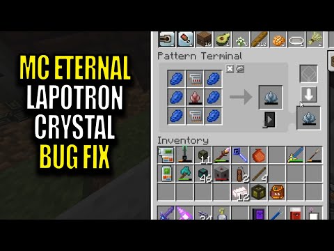 Minecraft MC Eternal Modpack Chapter 2 Ep 91 - Lapotron Crystal Bug Fix
