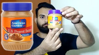 U.S. Peanut Butter Chunky | Unboxing & Review | American Garden | 340g Butter