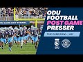 ODU Football Post Game Presser The Cure Bowl