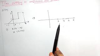 time shifting in signal and system | Continuous & discrete |