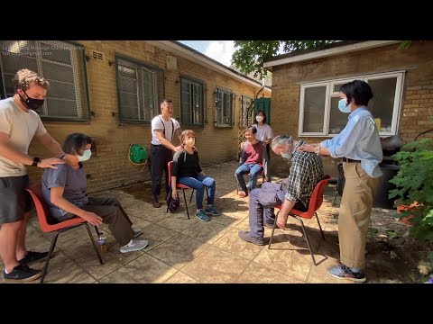 ASMR Outside Massage - Pay It Forward - p2 SHOWING OUR YOUTH HOW TO HELP OUR ELDERLY - Tao Chi Kai