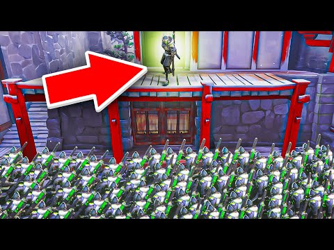 1v10 GENJI CHALLENGE in Overwatch 2 (THE GHOST DASHES WERE UNREAL!)