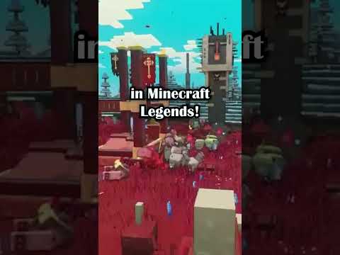 Minecraft Legends PvE gameplay