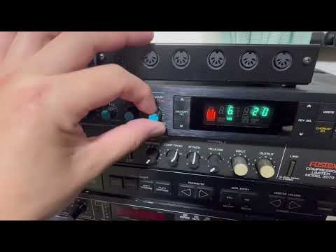 Roland DEP-5 + eurorack modular test