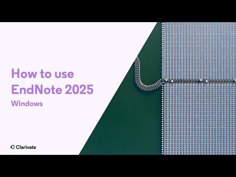 Hướng dẫn sử dụng EndNote 2025