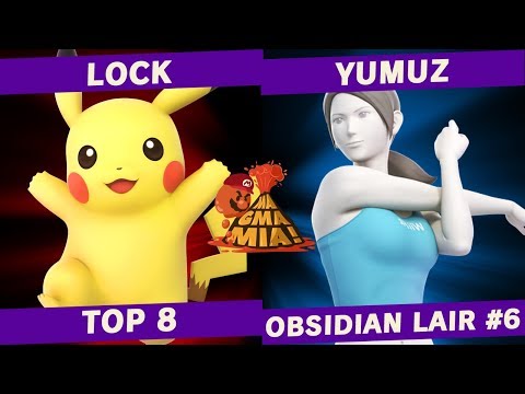 Lock(Pikachu) vs Yumuz(Wii FIt Trainer) - TOP 8 - OBSIDIAN LAIR #6
