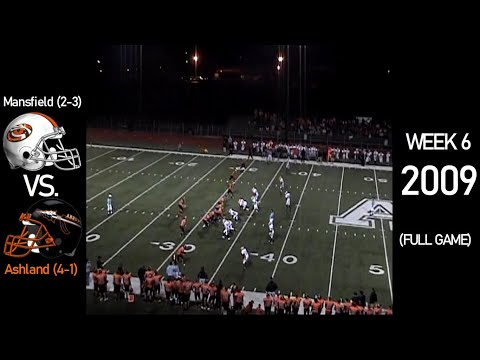 Mansfield Tygers (2-3) vs. Ashland Arrows (4-1) - 2009 Ohio High School Football (FULL GAME)