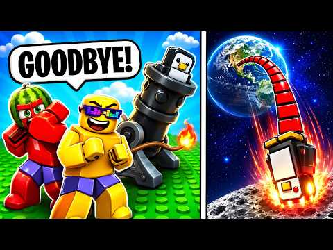 Launch a PENGUIN in Roblox