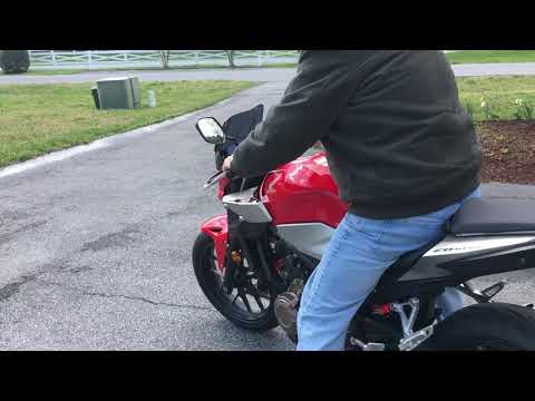 CB500f Start and Ride