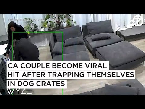 NorCal couple accidentally lock themselves in dog crates