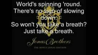 Jonas Brothers-Take A Breath (with lyrics)