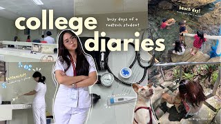 𐙚college diaries ep. 16 | more retdem, went home, deserved beach day! back to reality | Philippines