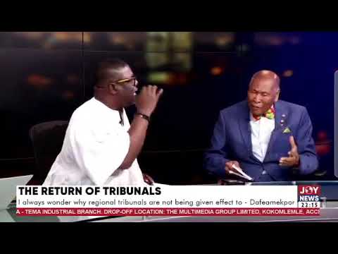 Creation of tribunals offers employment for people - Rockson Dafeamekpor.