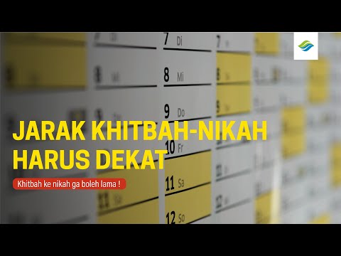JARAK TA'ARUF/KHITBAH KE PERNIKAHAN HARUS DEKAT, MENGAPA?